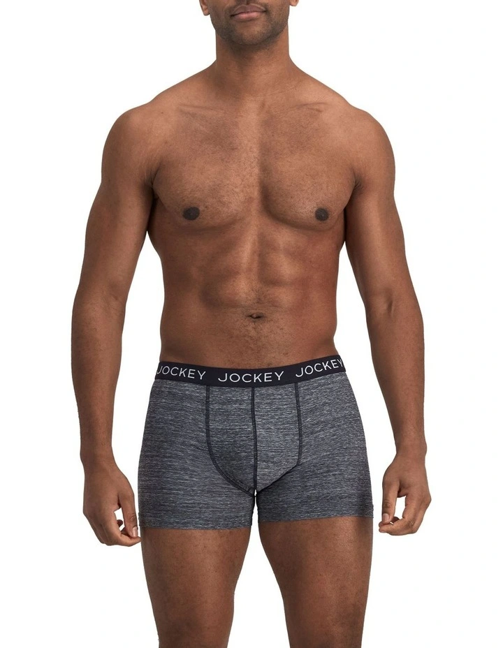 No Ride Up Trunk Micro Marle in Black