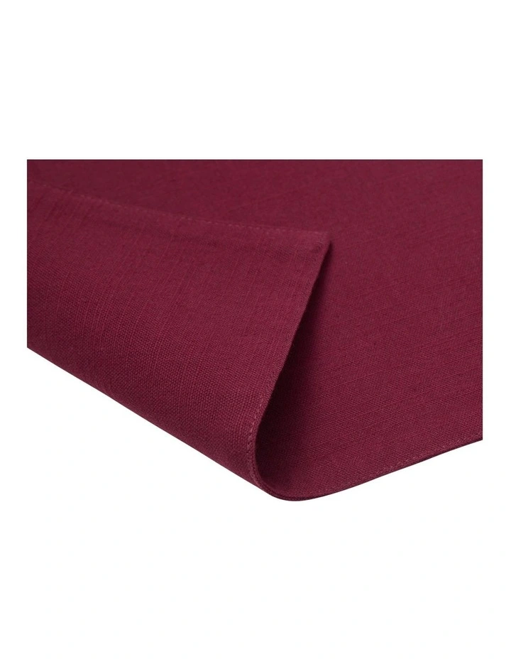 Classics Cotton Placemat 45x30cm in Aubergine