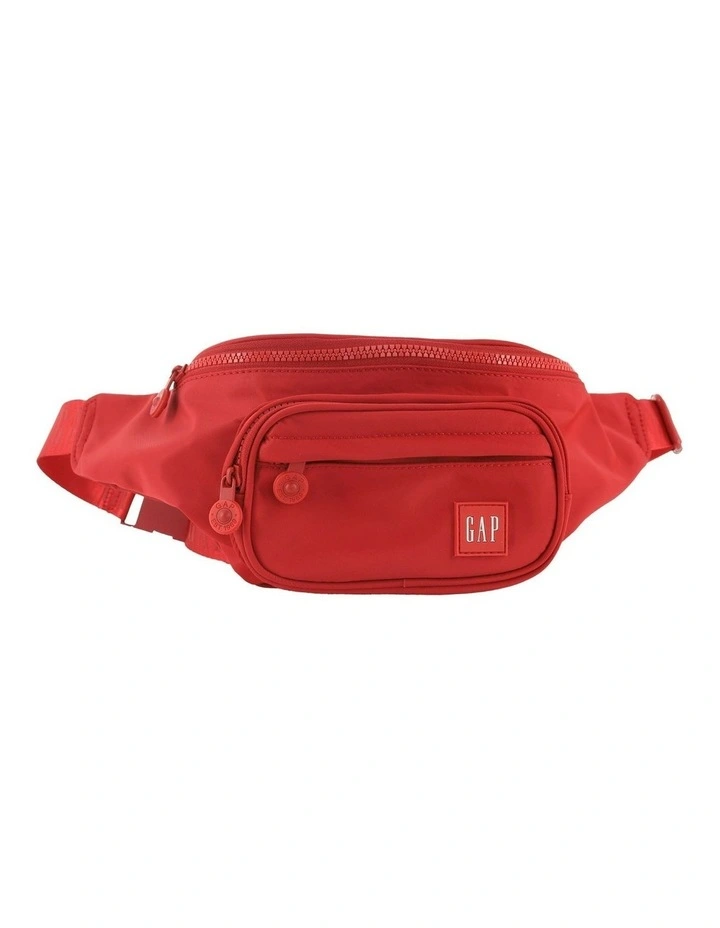 Nylon Bum/Sling Bag in Coral