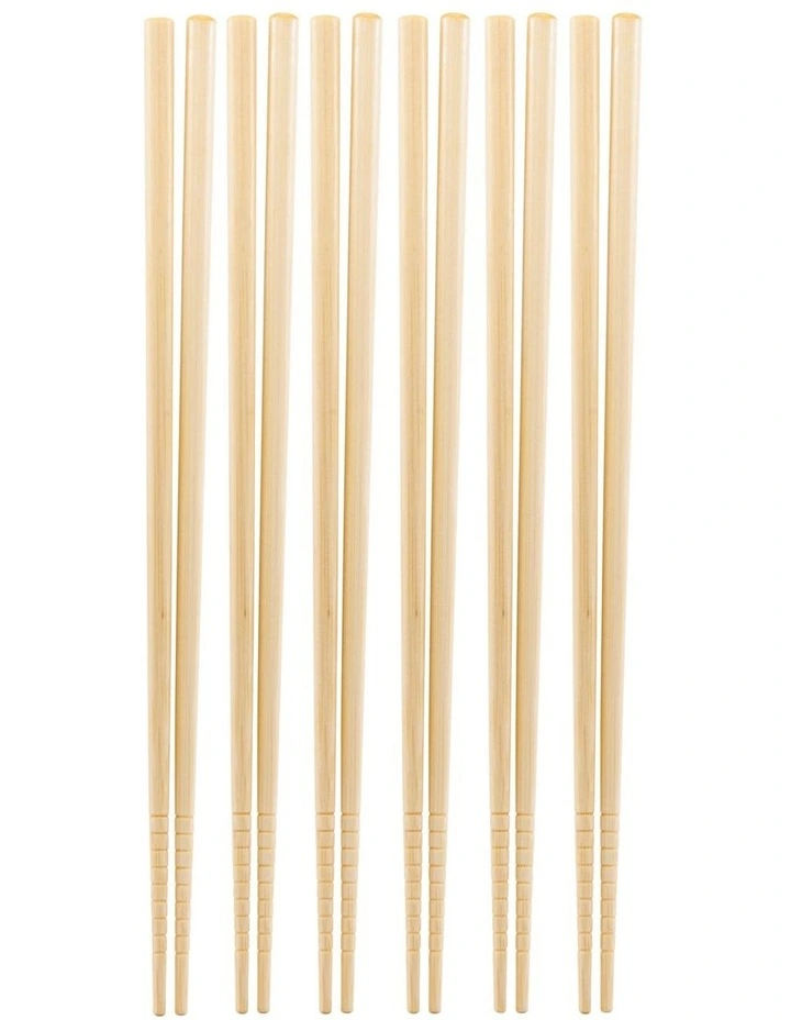 Ikana Chopstick Natural 6 Pair Pack