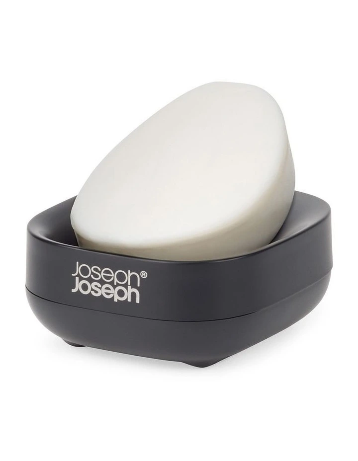 Slim Compact Soap Dish in Black