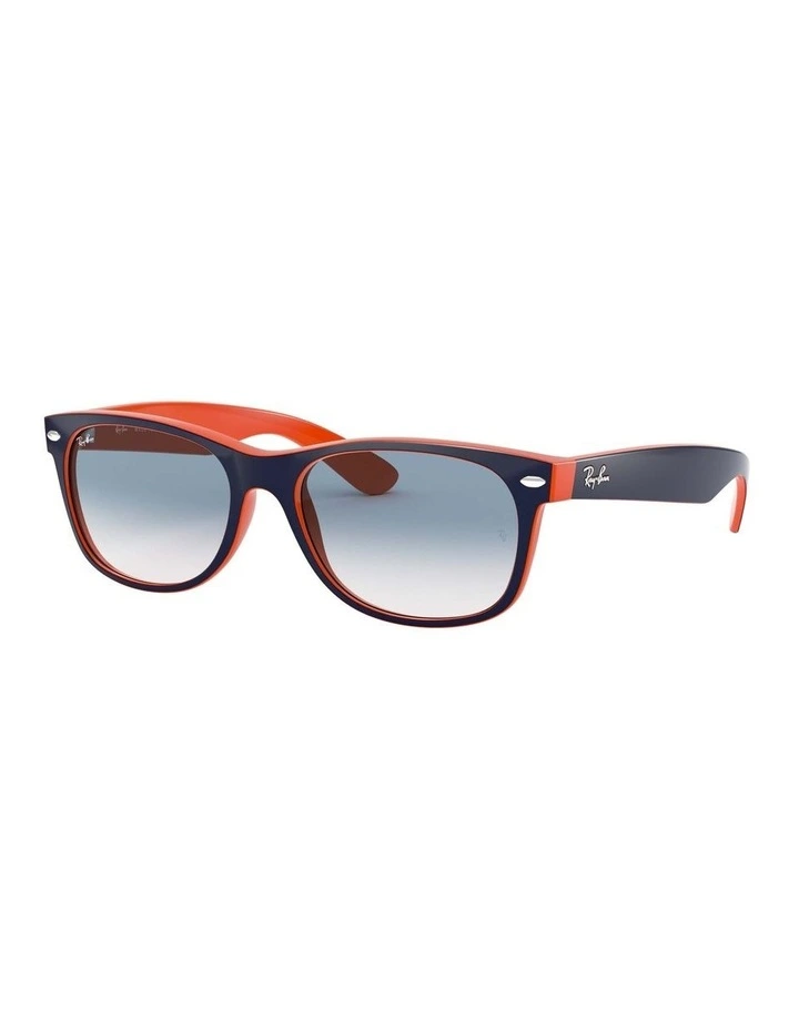 New Wayfarer Color Mix Blue RB2132 Sunglasses