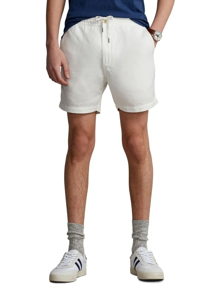 Polo Prepster Linen-Blend Short in White