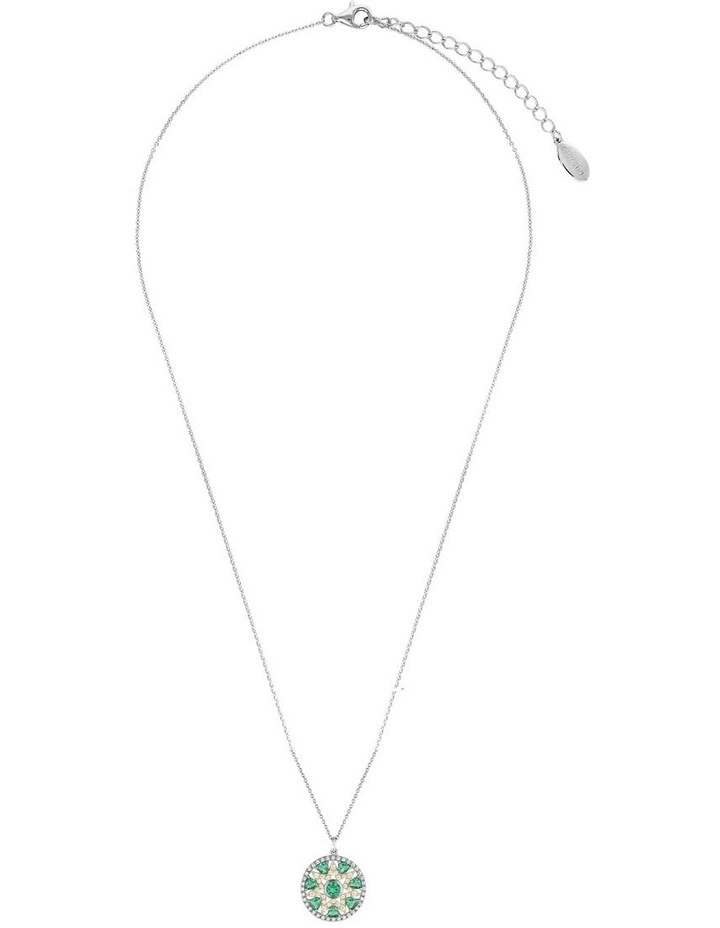 Opera Pendant Necklace in Silver