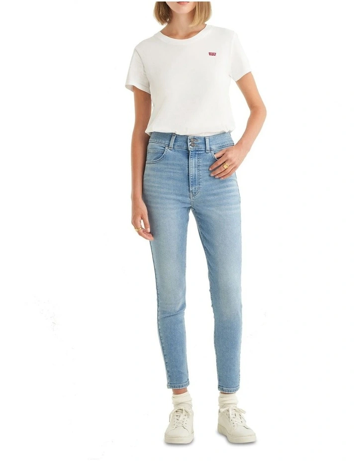 Retro High Skinny Jeans in Blue