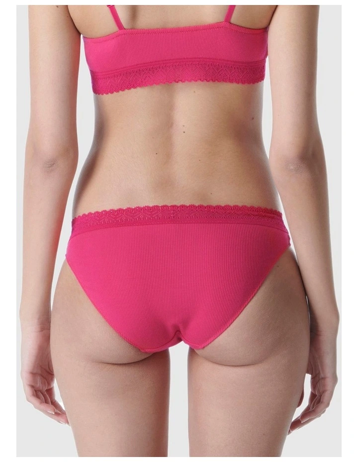 Eugenie Bikini Brief in Pink