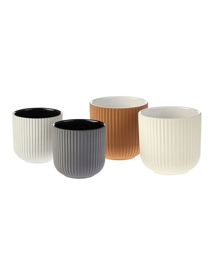 Vincent Planter Pot 17cm in Charcoal