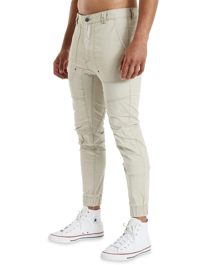 Brigham Pant in Stone