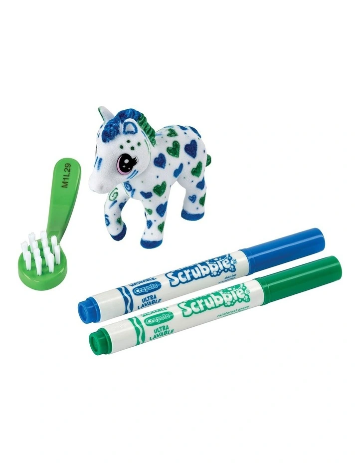 Scribble Scrubbie Pets Single Pack