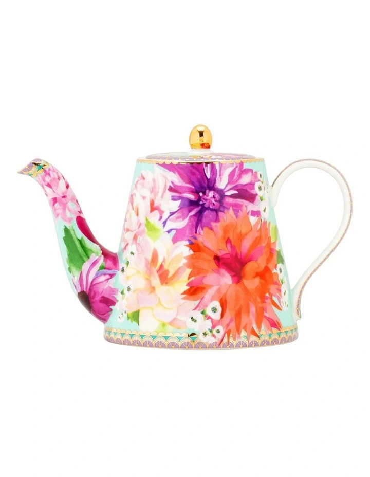 Dahlia Daze Teapot with Infuser 500ML in Multi