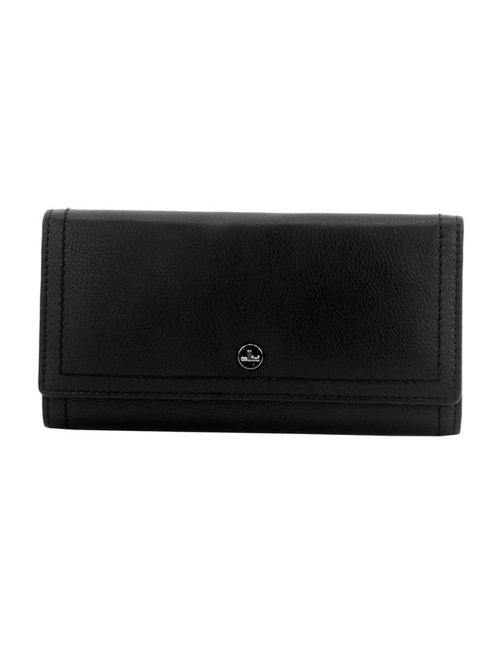 London Continental Wallet in Black