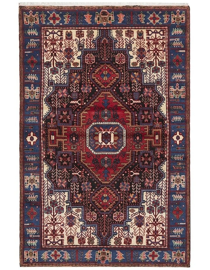 Hand Knotted Pure Wool Nahavand Rug 215X140cm