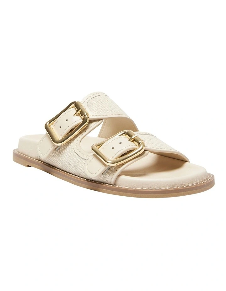 Romina Leather Sandals in Nude Multi