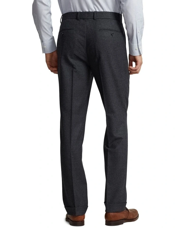 Stretch Wool-Blend Flannel Suit Trouser in Grey