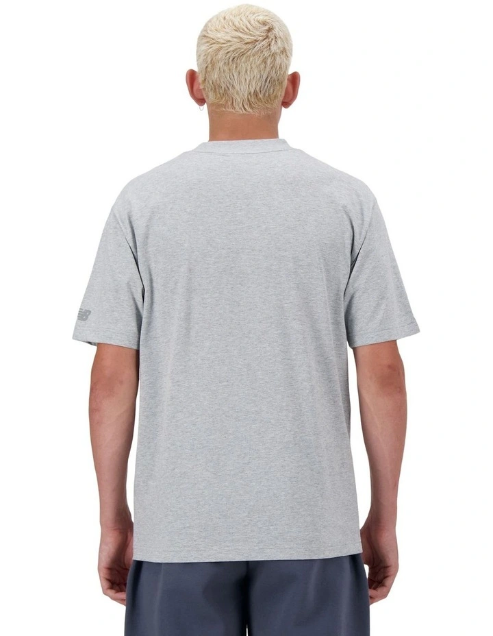 Iconic Collegiate T-shirt in Athletic Grey