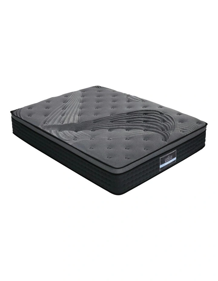 Alanya Bamboo Euro Top Pocket Spring Double Size Mattress 34cm in Grey
