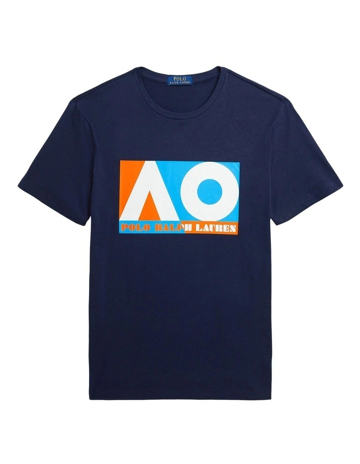 Australian Open Custom Slim Fit T-shirt in Navy