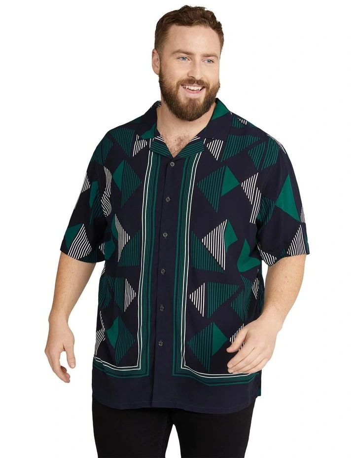 Travis Relaxed Fit Shirt in Navy