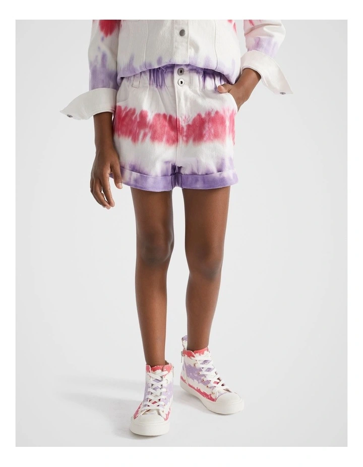 Tiedye Shorts in Multi