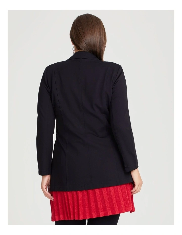 Bamboo Ponte Fundamental Jacket in Black