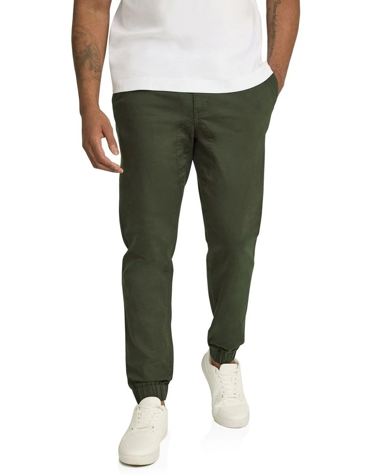 Comfort Knit Jogger in Dark Olive