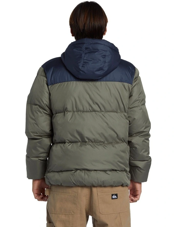 Cold Days Puffer Jacket in Grape Leaf