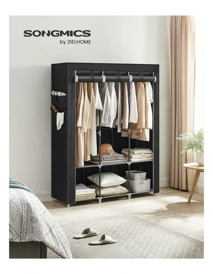 Wardrobe Portable Closet in Black