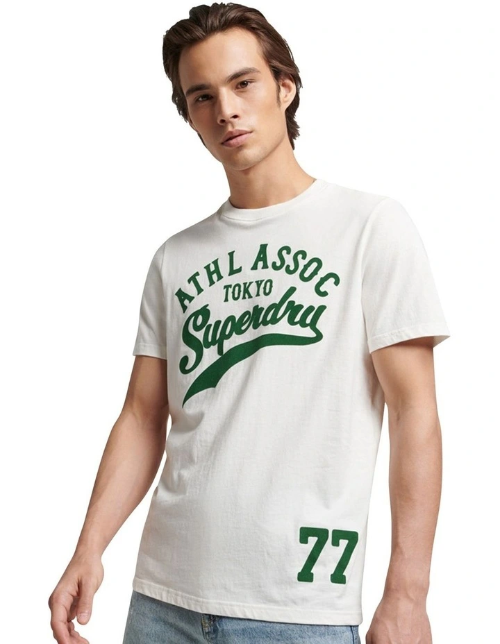 Home Run Tee in Ecru
