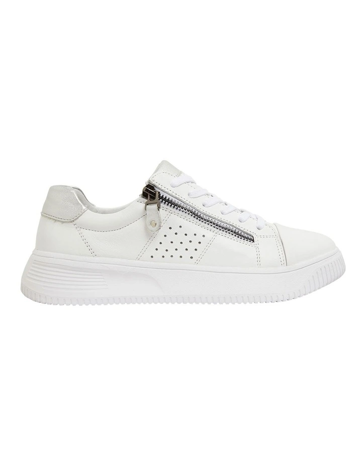 Novella White/Silver Glove Sneakers