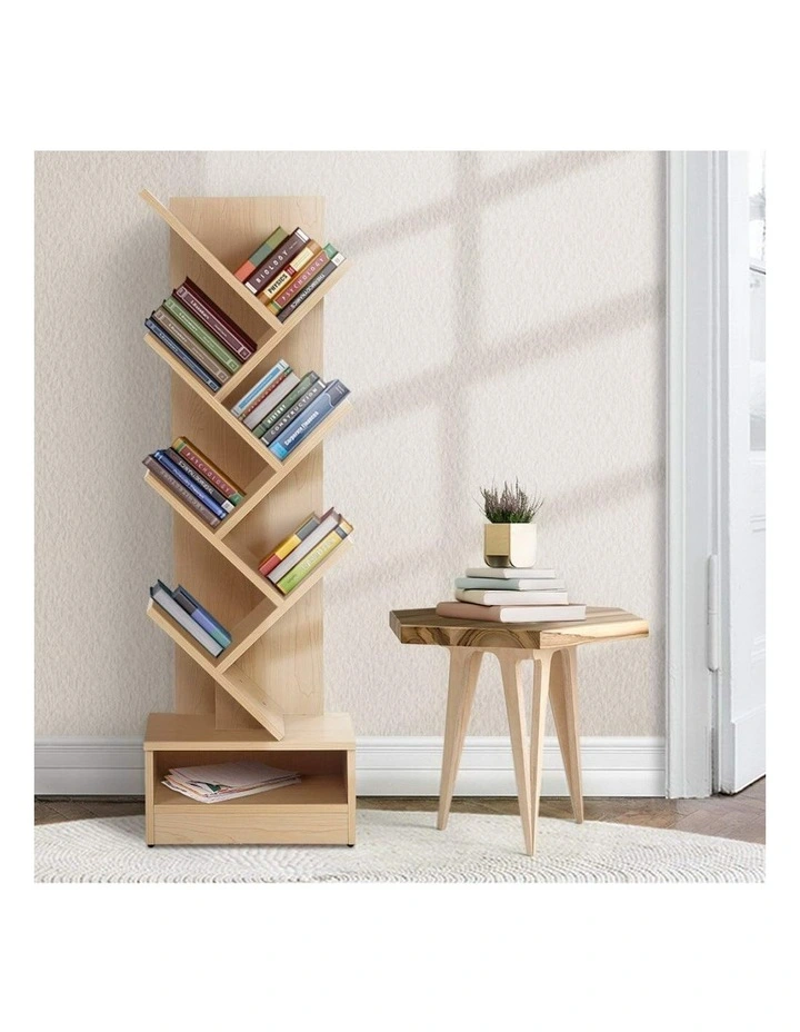 Tree Bookshelf 7 Tiers in Eeco Oak