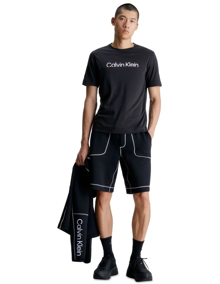 Shorts Sleeves Tee in Black Beauty
