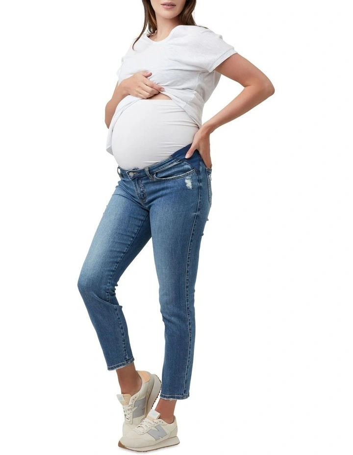 Seamless Tummy Band in White