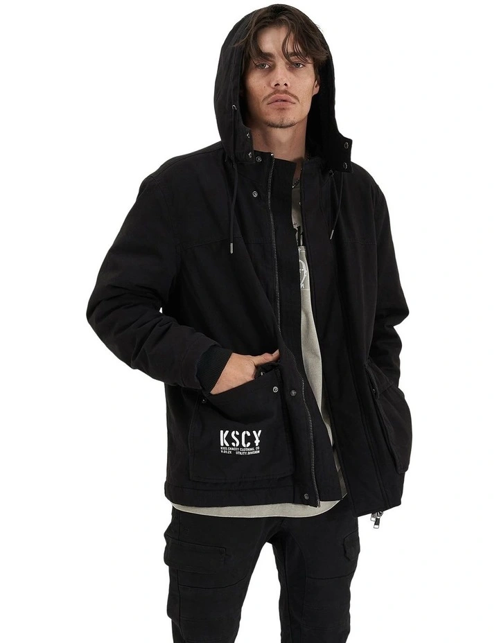 Maelstrom Parka Jacket in Black