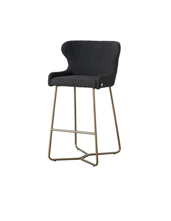 Quinn Bar Stool in Charcoal