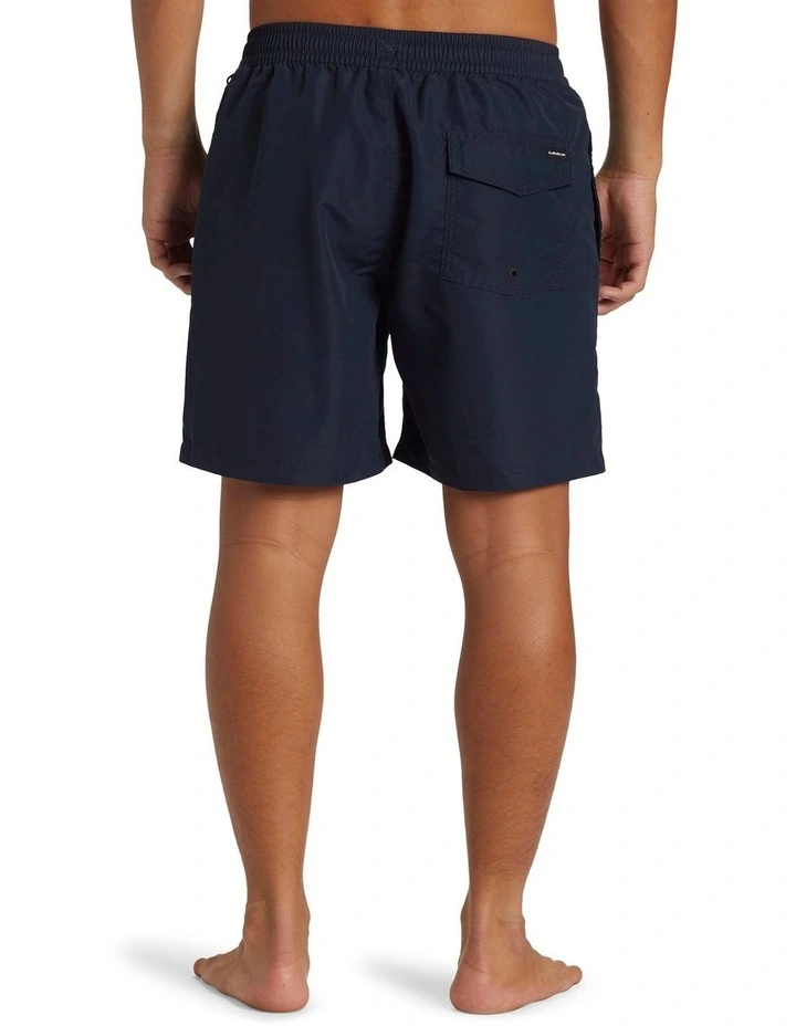 Remade Taped Volley 17" Swim Shorts in Dark Navy
