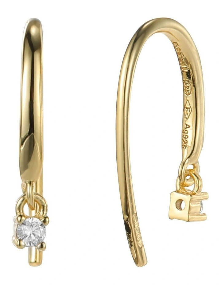 Sterling Earring in Gold
