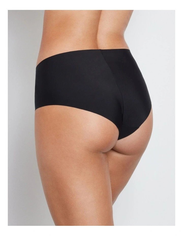 No Show High Rise Brief in Black