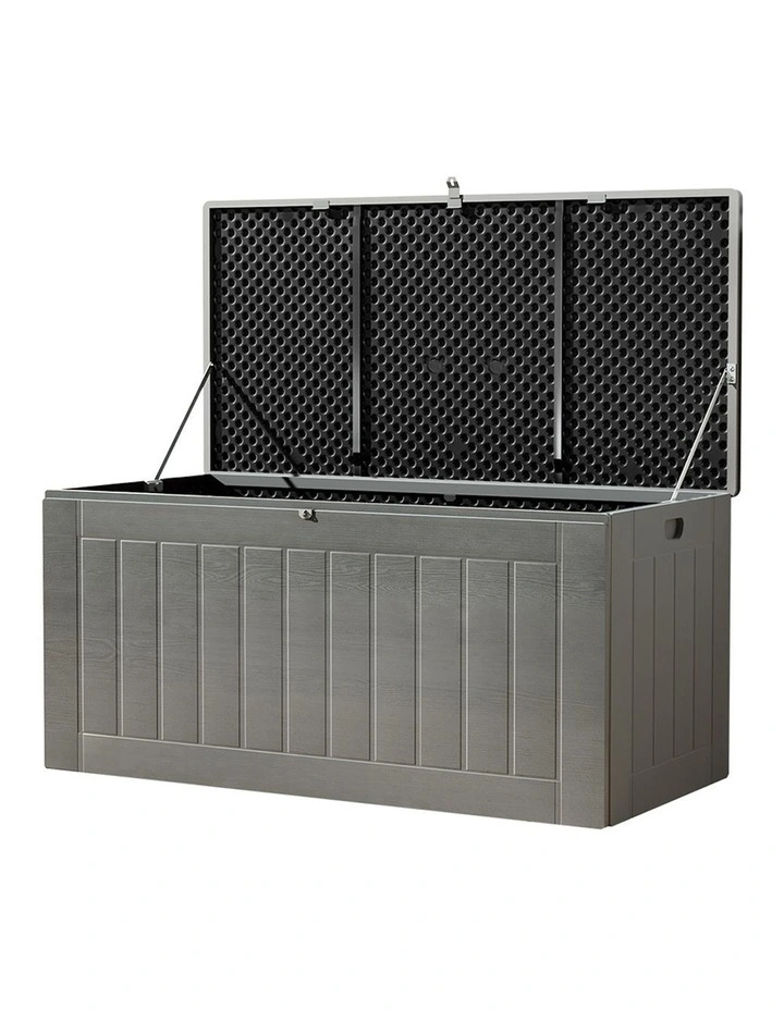Outdoor Storage Box Container 830L in Black