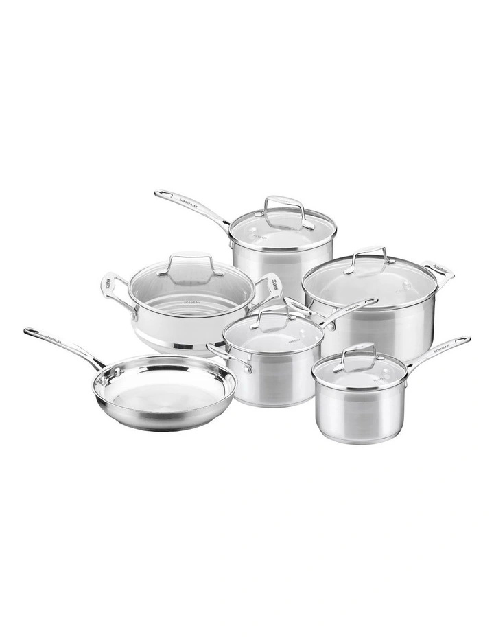 Impact 6 Piece Cookset In Steel
