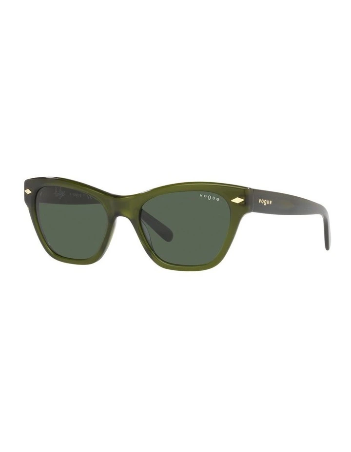 0VO5445S Sunglasses in Opal Green