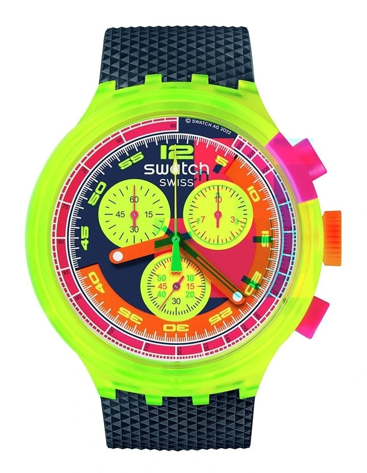 Neon to the Max Watch in Yellow