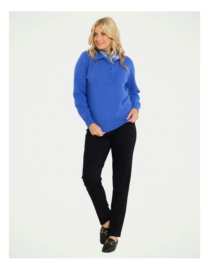Jayne Polo Shirt in Blue