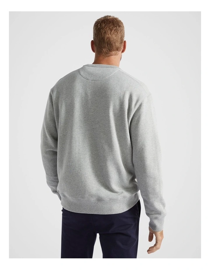 Crewneck Sweatshirt in Grey Marle