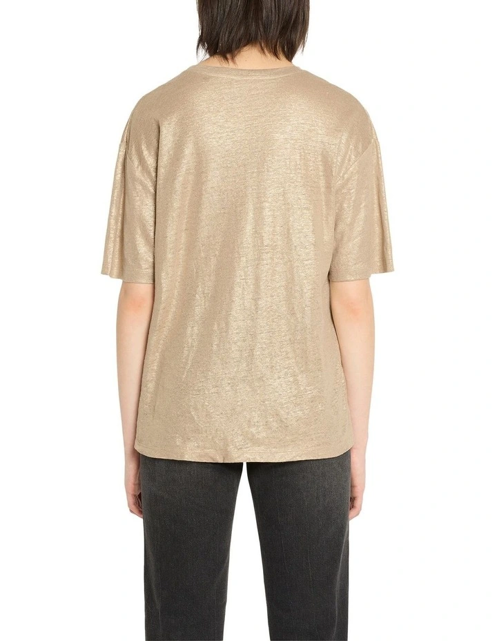 Foil Glory Tee in Bronze Foil