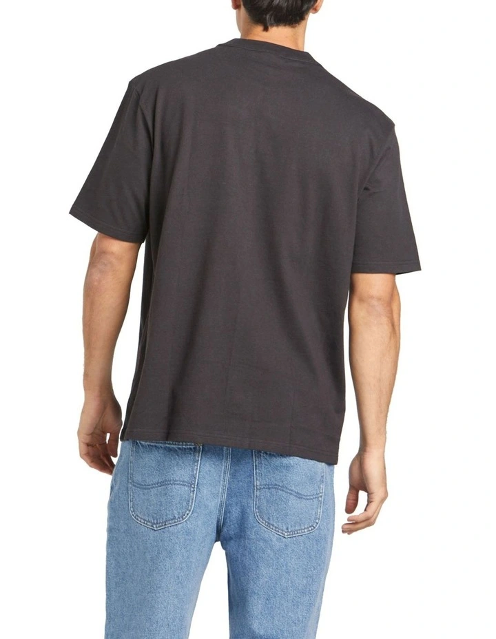 Altos Baggy Tee in Worn Black