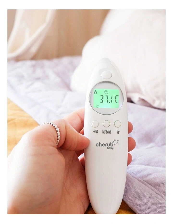 4 In 1 Infrared Digital Ear & Forehead Thermometer V2 in White