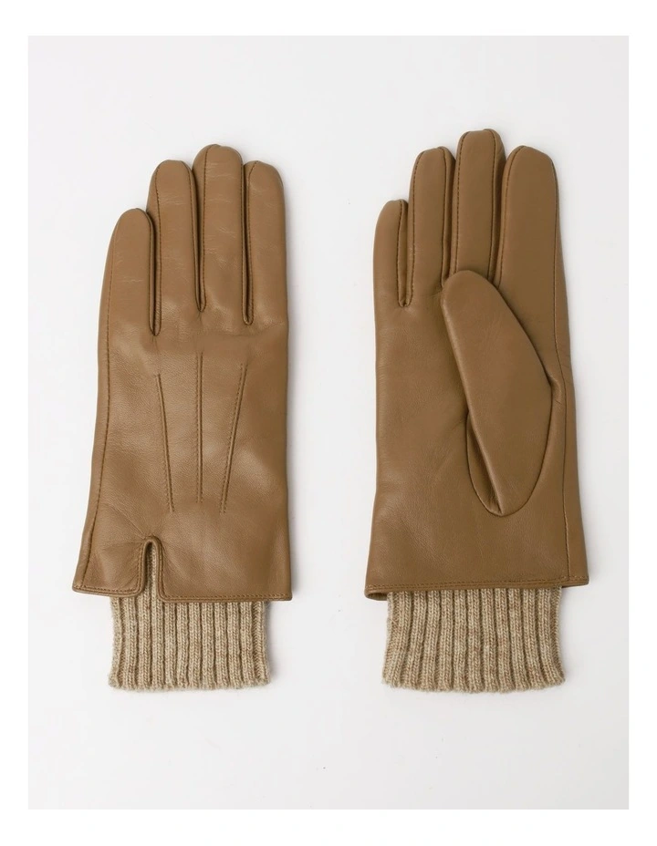 Leather Gloves in Tan
