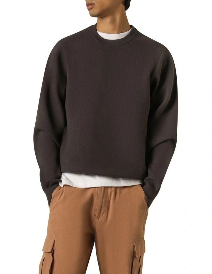 Quinn Knit Sweater in Charcoal