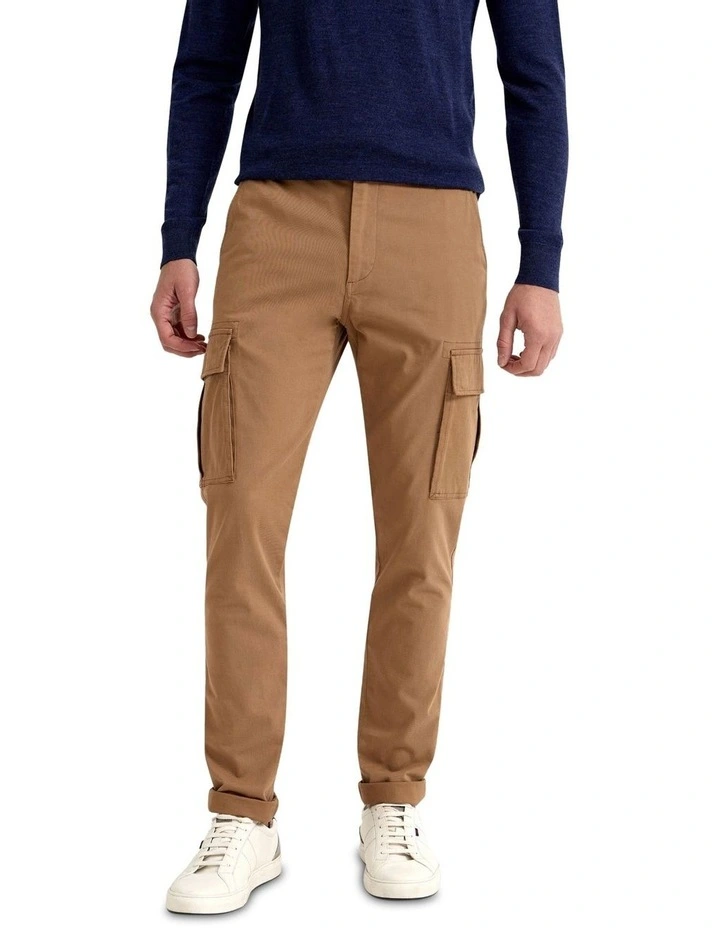 Carl Cargo Pants in Caramel