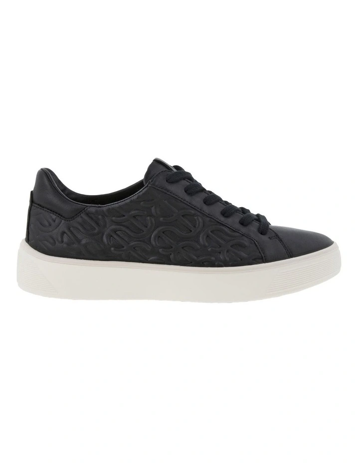 Street Tray Leather Sneaker in Black